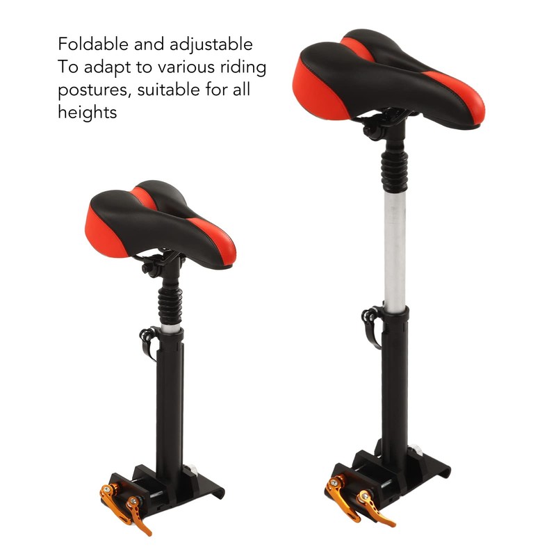 E Saddle Electric Scooter Seat, Adjustable Universal Punch Scooter Seat