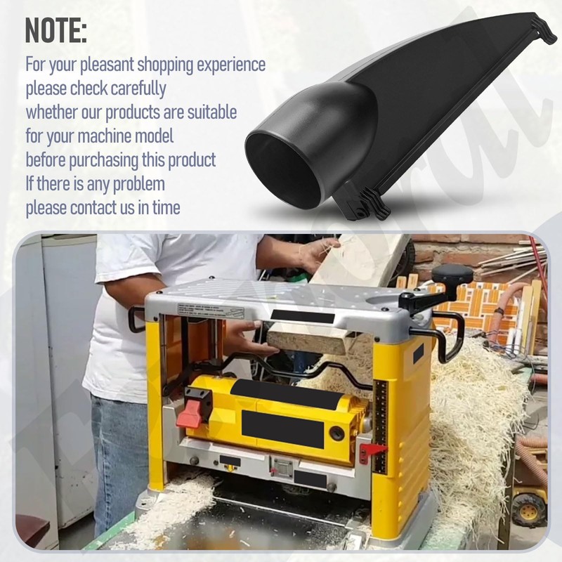 5140006-97 Planer Dust Hood Compatible with D-eWalt DW734 Type 1