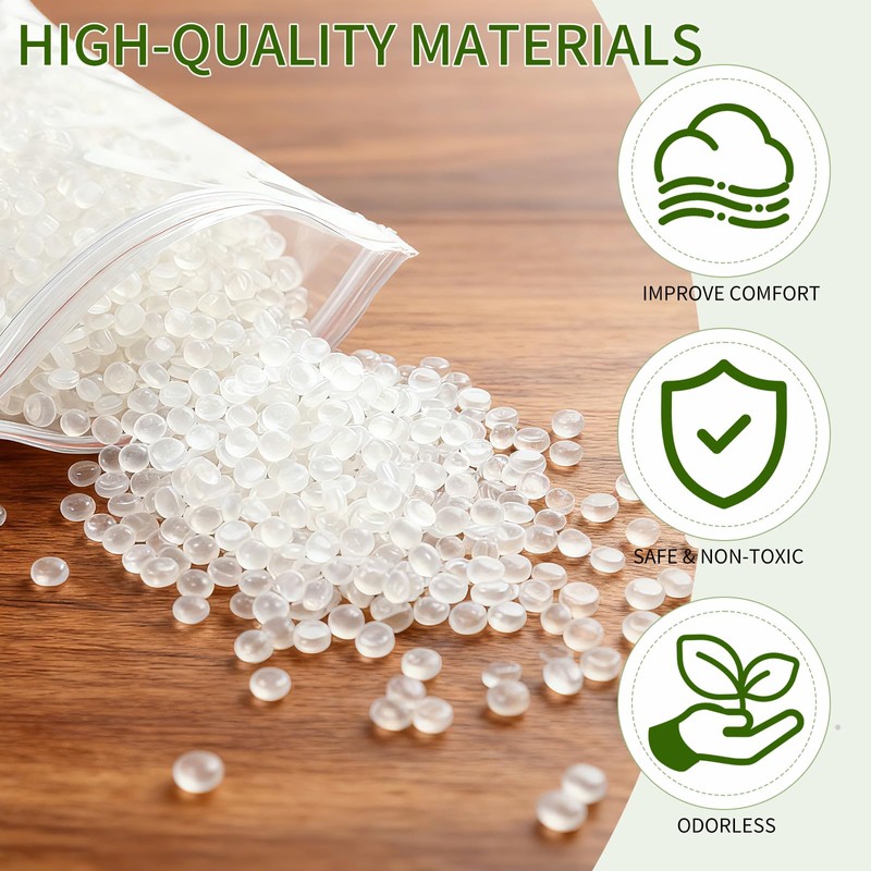 Nexboraque 8 LB Polypropylene Filling Pellets, Durable Plastic Stuffing Beads