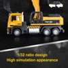 1:32 Scale Mixer Truck Toy 360 Degree Rotating Alloy Construction