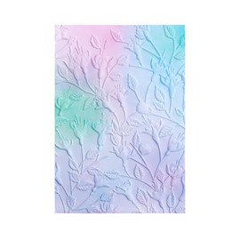 BAOFALI 3D Morning Glory Plastic Embossing Folders for DIY Scrapbooking Photo Album Card Paper Craft Decoration for Card Making,Embossing Template Paper Card Embossing Stencil 6.3" L x 4.5" W.