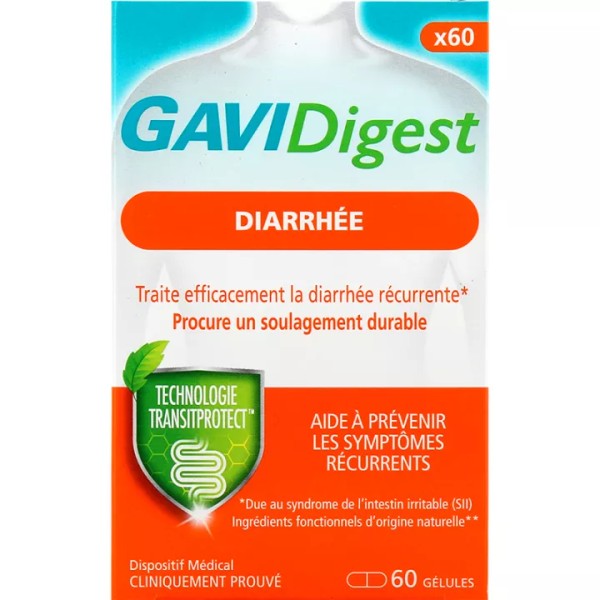 Reckitt Gavidigest Diarrhea Capsules, 60 capsules