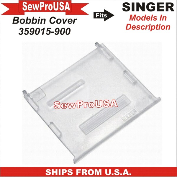 SINGER Bobbin Cover Singer Part Number 359015-900 Fits Singer Models