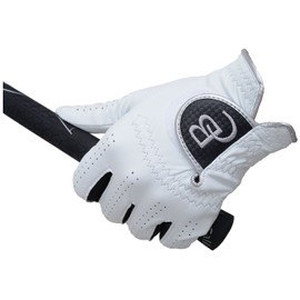 LEZAX British Classic All Leather (Sheepskin) Performance Gloves, Left Hand, White, 9.1 inches (23 cm), BCGL-5658 WH-23 White 9.1 inches (23 cm)