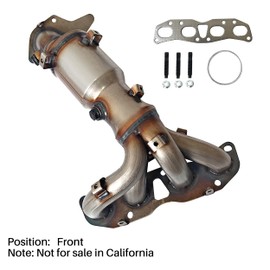 [Front]FortunaFlow Exhaust Manifold Catalytic Converter Compatible with Nissan Rogue 2008-2013 2.5L,Nissan Rogue Select 2014-2015 2.5L,Reference 641428,16593(EPA Compliant)