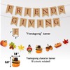 Coneatness Friendsgiving Decorations Kit, Party Banner Maple Leaf Garland Hanging