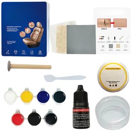 EZONEDEAL Professional Leather Repair Kit for Furniture, Sofa, Jacket, Car Seats and Purse,Vinyl Repair Kit, Leather Repair Kit for Furniture, Super Easy Instructions to Match Any Color