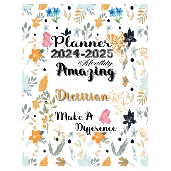 Dietitian Gift: Planners for Dietitian: Two Years Monthly Planner &