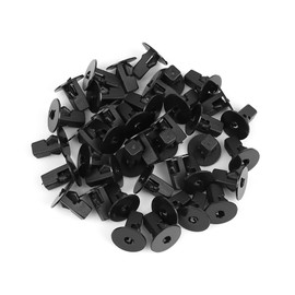 ACROPIX 40pcs Plastic Rivet Bumper Fender Fastener Clips for Toyota Highlander Black