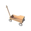 DIY Woodworking Plans for Long Reach Handle Ride Push Cart