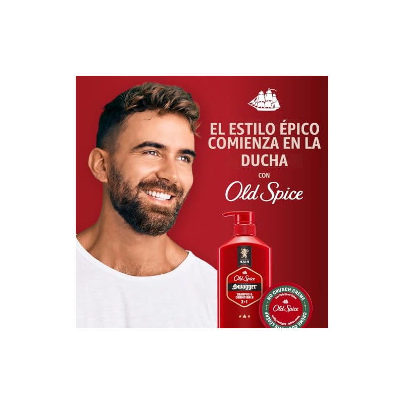 Old Spice Crema de peinado para hombres, baja sujeción mediabajo