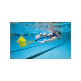 Malmsten StrechCordz Brake Umbrella, Training Device for Swimming Power and Endurance, High-Quality Workmanship, Various Sizes, Blue, Swimming Resistance Trainer