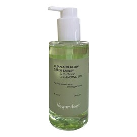 Vegan Effect Clean & Glow Green Barley LHA Deep Cleansing Oil 205ml 3 Pieces / Circle / 비건이펙트 클린 앤 글로우 청보리 LHA 딥 클렌징 오일 205ml 3개  써클