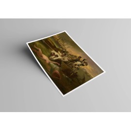 John Copley WATSON AND THE SHARK 1778 Vintage Art Painting 17x20" Poster Print