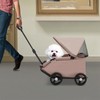 Pet Stroller, Portable Folding Dog Cart Freestanding Small Dog Stroller