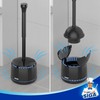 MR.SIGA Toilet Plunger with Holder, Heavy Duty Toilet Plunger and