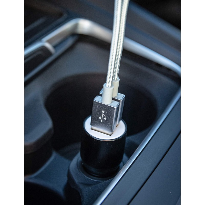 Dual USB Car Adaptor 12/24v Car Accessory Charging Adaptor for