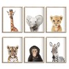 Set of 6 Baby Safari Nursery Wall Decor - Picture