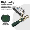 DEVPSISR Leather Car Keychain Holder for Men and Women,Universal Keys