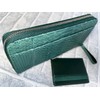 GUODI HL-10042 Long Wallet, Round Zipper, Card Case, Python, Genuine