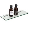 SAYAYO Floating Glass Shelves for Bathroom, Tempered Glass Shelf for
