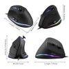 Zeerkeer Ergonomic Vertical Mouse, RGB Wired Vertical Gaming Mouse with