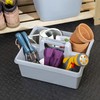 2 x Basket with Carry Handle - Grey - 2