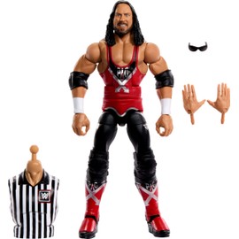Mattel WWE Elite Collection Action Figure SummerSlam X-Pac with Accessory and Referee Build-A-Figure Parts