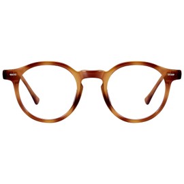 Dollger Blue light glasses for women round ，Men retro Blue Light eyeglass Blocking Blue Light Computer Screen Glasses Leopard print