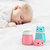 Baby Powder Puff and Container 2pcs, Cartoon Bear Body Talcum