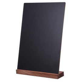 Operitacx kleine Tafel dekorative Tafel Control Pad-Anzeige digitale Aufkleber Mini-Aufkleber Schild Tafel Botschaftstafel Mini Kreidetafel Tafeldisplay mit Ständer Tafelzeichen Buche Black