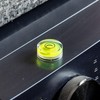 Round spirit level set, 5 pieces, with diameter 25 mm