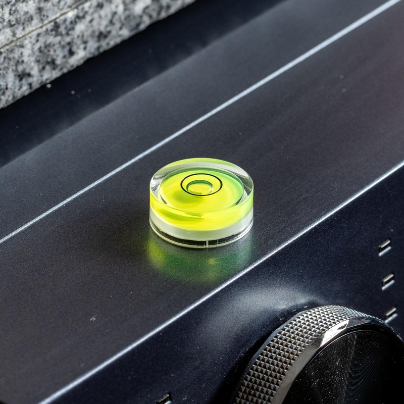 Round spirit level set, 5 pieces, with diameter 25 mm