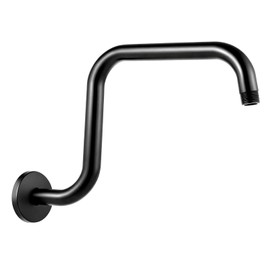 Brazo y Chapetón de Acero Inoxidable para Regadera de Ducha | Brazo de Extensión de Ducha 33cm Montado en la Pared, Extensión de Cabezal de Ducha de A