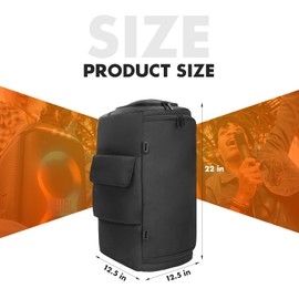 TATAVR Protective Cover for JBL PartyBox 120 Speaker Double-Layer Shield, Speaker Bag Travel Case for JBL Party Box Series,Dust Proof Shell,Scratch-Resistant,Portable Carry Tote Bag for PartyBox 120