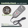 5 Pin Replacement Massage Function Remote Handset Controller for Recliner