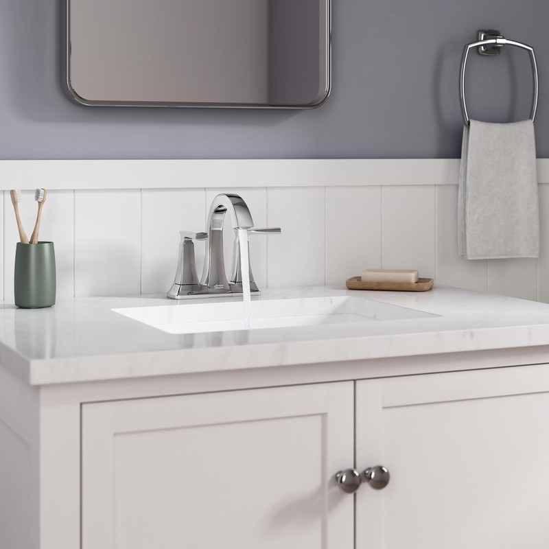 American Standard 7426201.002, Belmeade Two-Handle 4-Inch Centerset Bathroom Faucet, Chrome