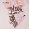 Set 20 Brochas De Maquillaje Profesionales Alta Calidad Color Rosa