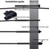 Toukioo Black Cable Railing Hardware Kit for 3/16 Cable Railing