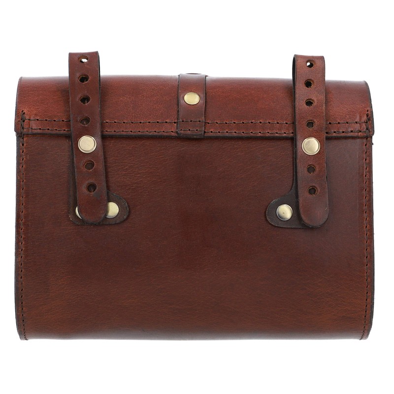 Gusti Saddle Bag Leather Handlebar Bag Leather Anti-Theft Bicycle Tool