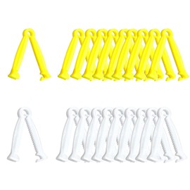 CANGCANG Disposable Umbilical Cord Clip Reusable Umbilical Cord Clamps Disposable Plastic Pig for Puppies Pet Piglet Goat Small Animal Kitten Puppies Lamb Piglet Delivery Pack of 20