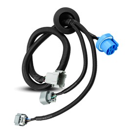 GUZIKO Black Copper Headlight Wiring Harness Replace 1-34267 61A3002-0474, 8-Pin, Fit for Peterbilt 387 1999-2010 382 2007-2018 384 2007-2014 386 2005-2015