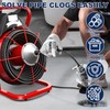 9Pcs Drain Snake Drill Attachment Cutter and Auger Set for