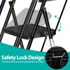 Segawe 5 Step Ladder w/ Tool Platform Anti-Slip Wide Pedal