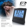 CSL - Funkwecker digital mit Temperaturanzeige - DCF-Funkuhr Reisewecker -
