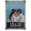 wallsthatspeak 15x20 Stainless Picture Frame for Puzzles Posters Photos or