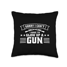 Gunsmithing Gunsmith Gun Weapon Military Gun Military Army Gunsmithing Throw Pillow, 16x16, Multicolor