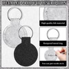 Felt Key Fob 20 Key Rings Writeable for Crafts Plotter