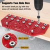megarte Shelf Pin Jig and Hinge Jig 2-in-1 - Aluminum