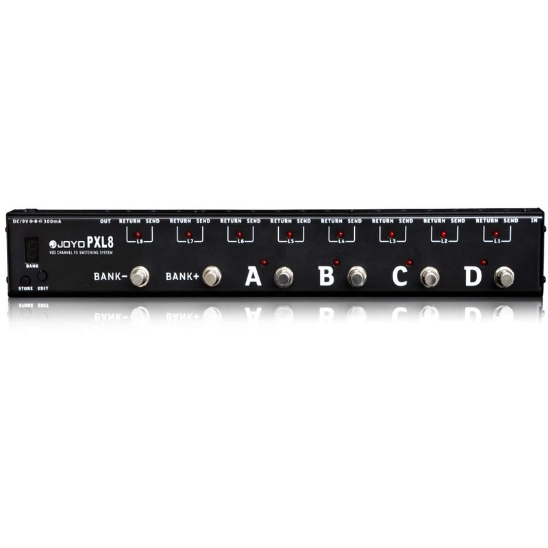 JOYO PXL8 Foot Pedal Controller 8 FX Loop Programmable Pedal